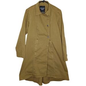 Bitte Kai Rand Seaweed Green Button Down Jacket Trench Coat Size Medium New Tags